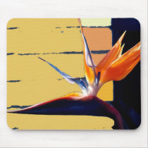 Funky Bird-of-Paradise Mousepad