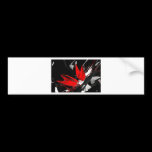 Funky Bird of Paradise Picture bumper stickers