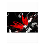 Funky Bird of Paradise Postcard
