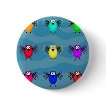 Funky Birds buttons by prawny Funky Birds buttons