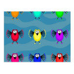 Funky Birds Post Card