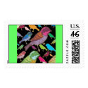 Funky Birds postage