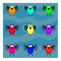 Funky Birds posters
