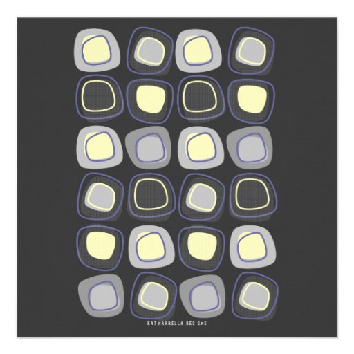 Funky Blocks Adult Birthday Party Invitation