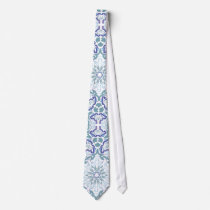 Funky Blue Elegant Pattern ties