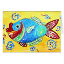 Funky Blue Fish cards by BytheBayou Funky Blue Fish cards