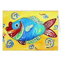 Funky Blue Fish cards