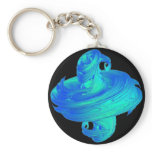 Funky Blue Top keychains