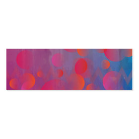 Funky Bold Fire and Ice Geometric Grunge Design Business Cards