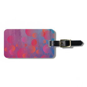 Funky Bold Fire and Ice Geometric Grunge Design Tags For Bags