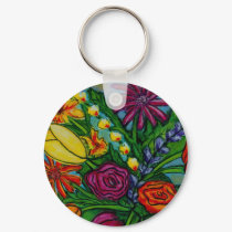 Funky Bouquet Key Chain keychains