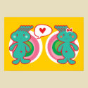 Funky Boy Loves Girl Poster posters by fat_fa_tin Funky Boy Loves Girl Poster posters