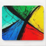 Funky Bright Abstract Art Painting Mouse Pad