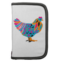 Funky Bright Chicken Organizers