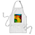 Funky Bright Colors Abstract Art aprons by GroovyFinds Funky Bright Colors Abstract Art aprons