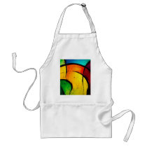 Funky Bright Colors Abstract Art aprons by GroovyFinds Funky Bright Colors Abstract Art aprons