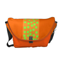 Funky Bright Orange and Green Multipurpose Bag Commuter Bags