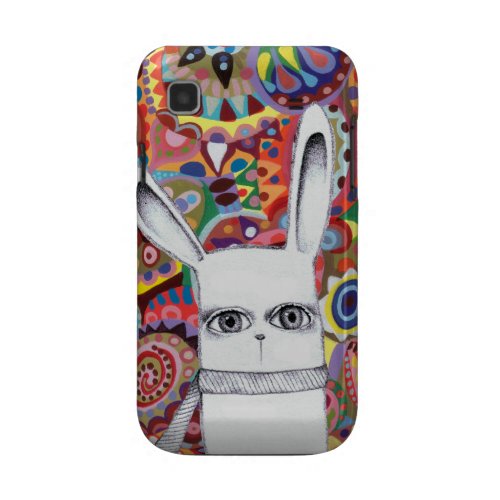 Bright and Colorful Funky Bunny Samsung Galaxy S Case by Thaneeya Mcardle