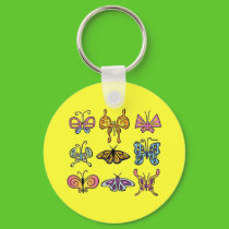 Funky Butterfly Keychain