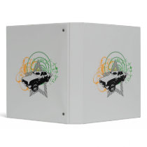 Funky Car Sonic Boom Binder by mariannegilliand Funky Car Sonic Boom Binder