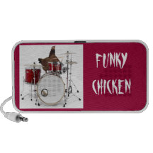 Funky Chicken drummer drums chic speaker