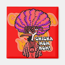 Funky Chicken Magnet (red)