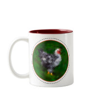 Funky Chicken mugs by Woodswalker Funky Chicken mugs