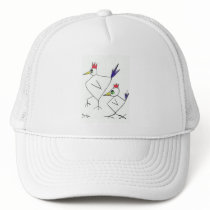 funky chooks Trucker Cap Hat