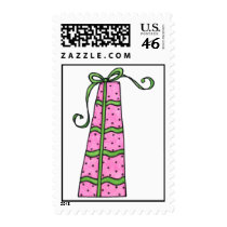 Funky Christmas Present postage