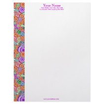 Funky Circles Letterhead by funny_tshirt Funky Circles Letterhead