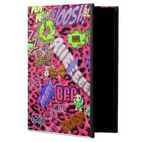 funky comic allover,pink powis iPad air 2 case