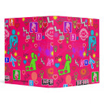 Funky Cool DJ Icons Custom Binder