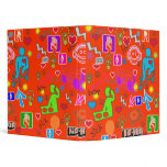 Funky Cool DJ Icons Custom Binder