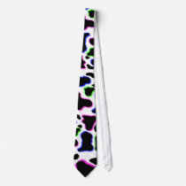 Funky Cow Pattern Dairy Man Print Custom Ties