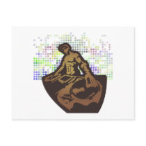 funky deejay vector design postcards