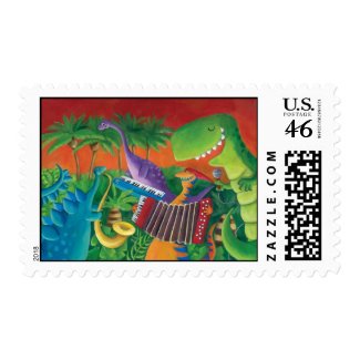 Funky Dino Band stamp