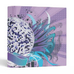 funky disco ball vector art binder