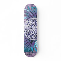 funky disco ball vector art skateboards