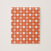 Funky Dots Orange Puzzle