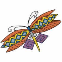 Funky Dragonfly embroidered shirts by Embroidery4U Funky Dragonfly embroidered shirts
