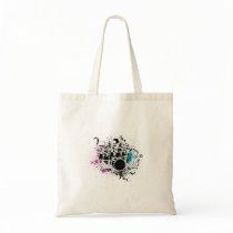 funky drummer vector design canvas bag