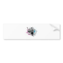 funky drummer vector design bumper stickers