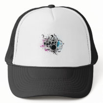 funky drummer vector design hat