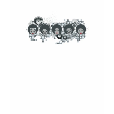 Funky Family - Black Tshirts by alprod