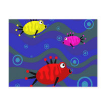 Funky Fish postcards by prawny Funky Fish postcards