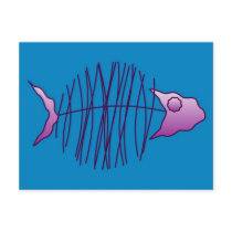 Funky Fish postcards