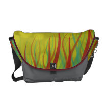 Funky Flames Messenger Bag messenger bags
