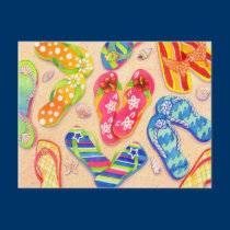 Funky Flip Flops postcards