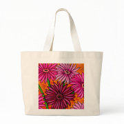 funky_floral_gerbera_daisy_tote_bag
