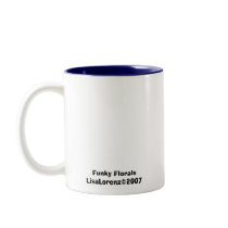 Funky Floral "Hydrangea" Coffe Mug